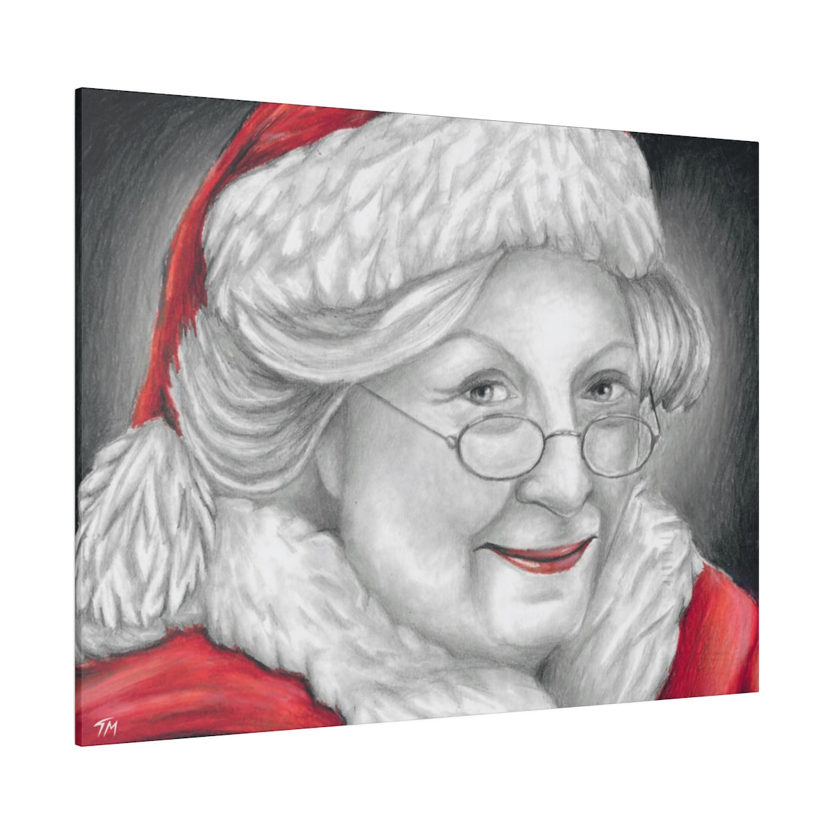 Mrs. Claus 2018 - Canvas - Tommy Manning Art