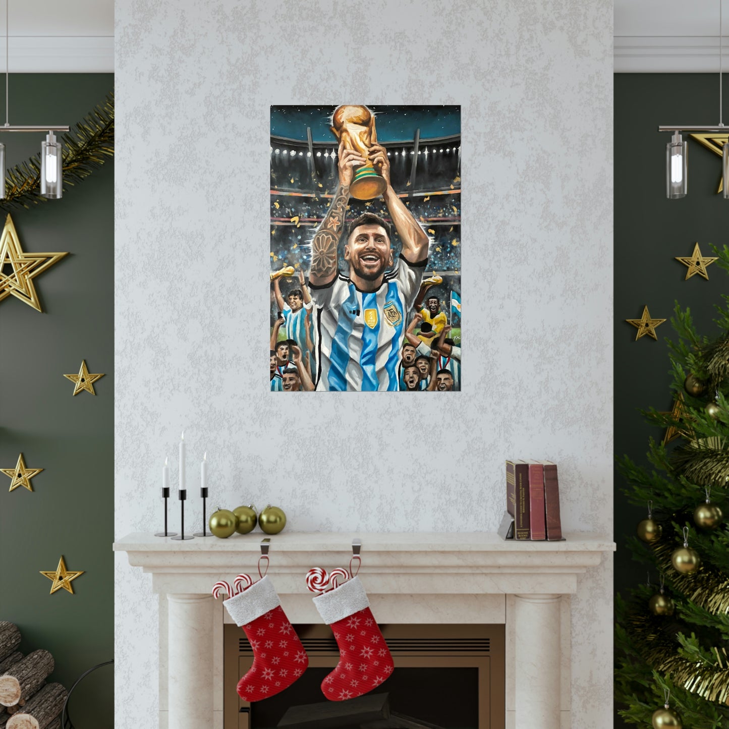 Lionel Messi - Fine Art Print - Tommy Manning Art