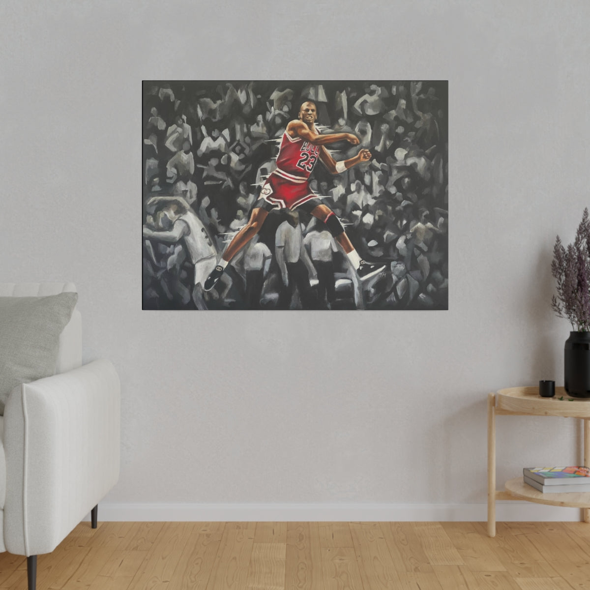 JORDAN "THE SHOT" - Canvas - Tommy Manning Art