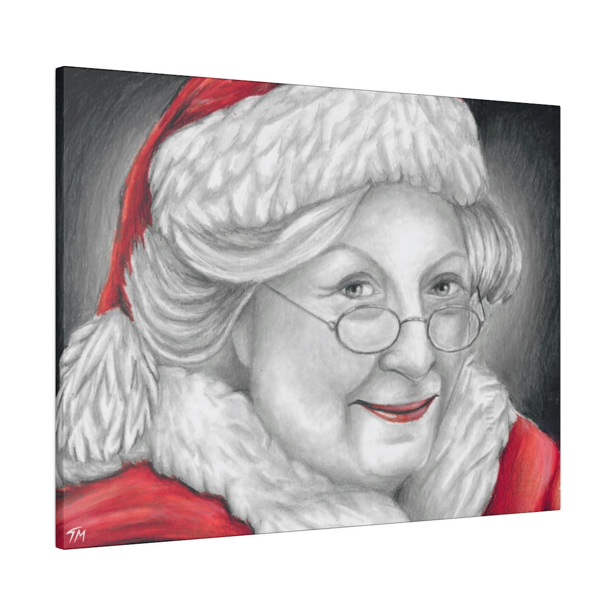 Mrs. Claus 2018 - Canvas - Tommy Manning Art
