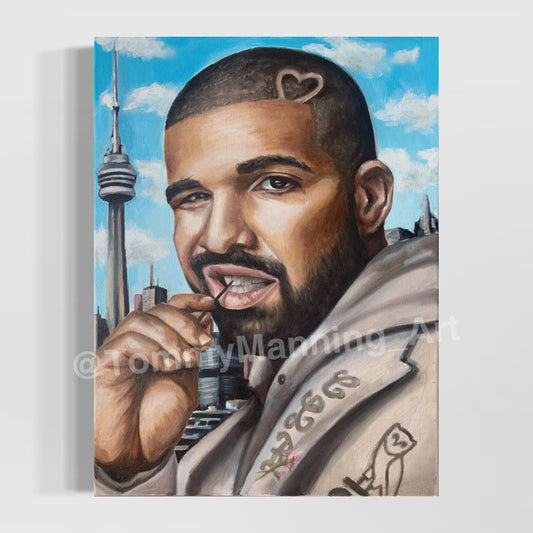 DRAKE - Fine Art Print - Tommy Manning Art