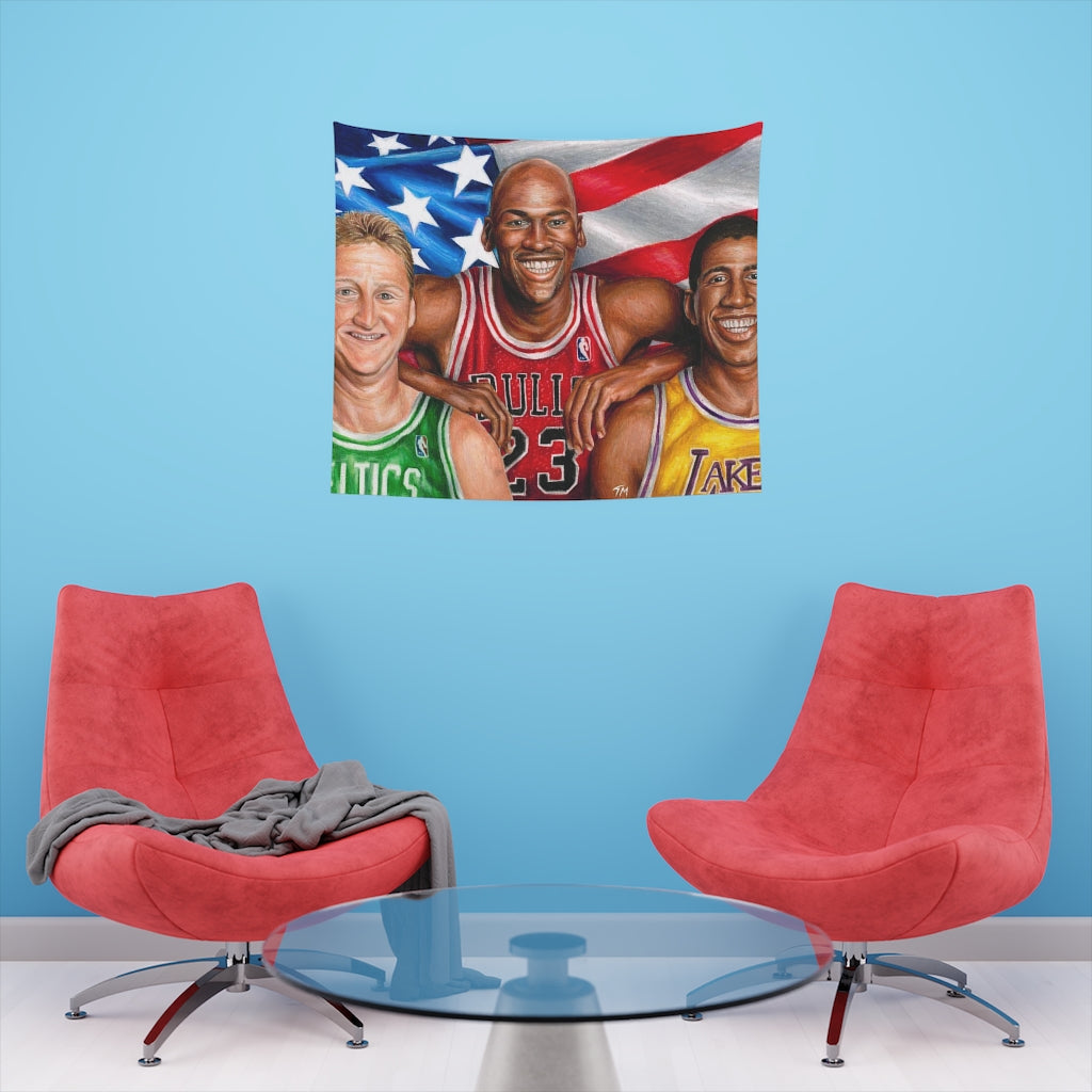 DREAM TEAM - Tapestry - Tommy Manning Art