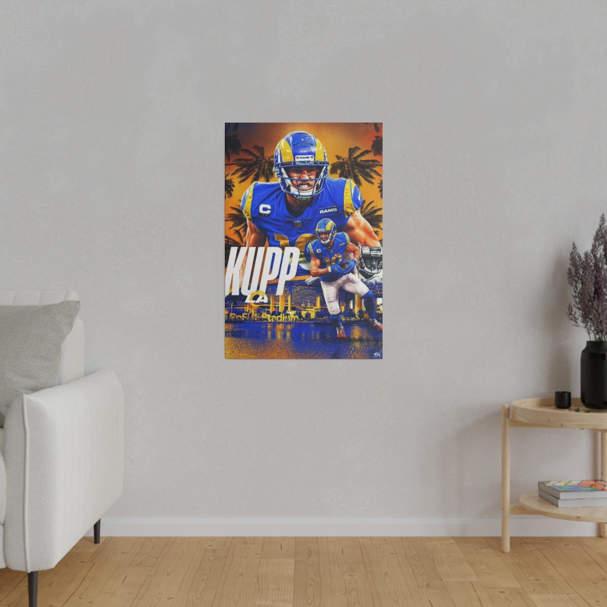 Cooper Kupp - Canvas - Tommy Manning Art