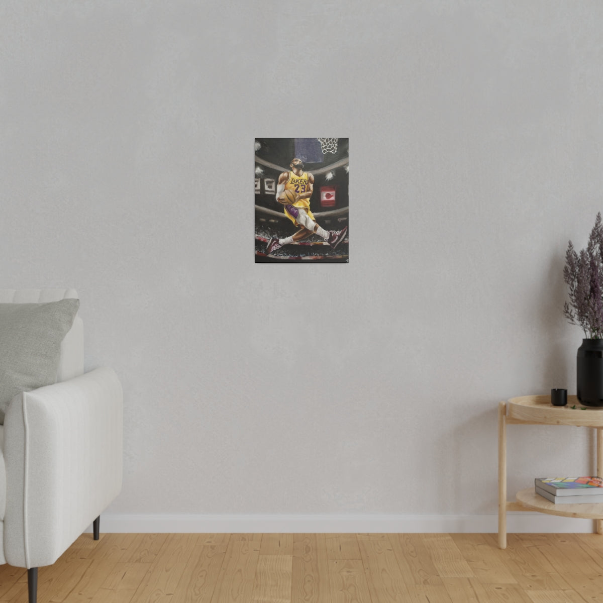 Lebron Dunk - Canvas - Tommy Manning Art