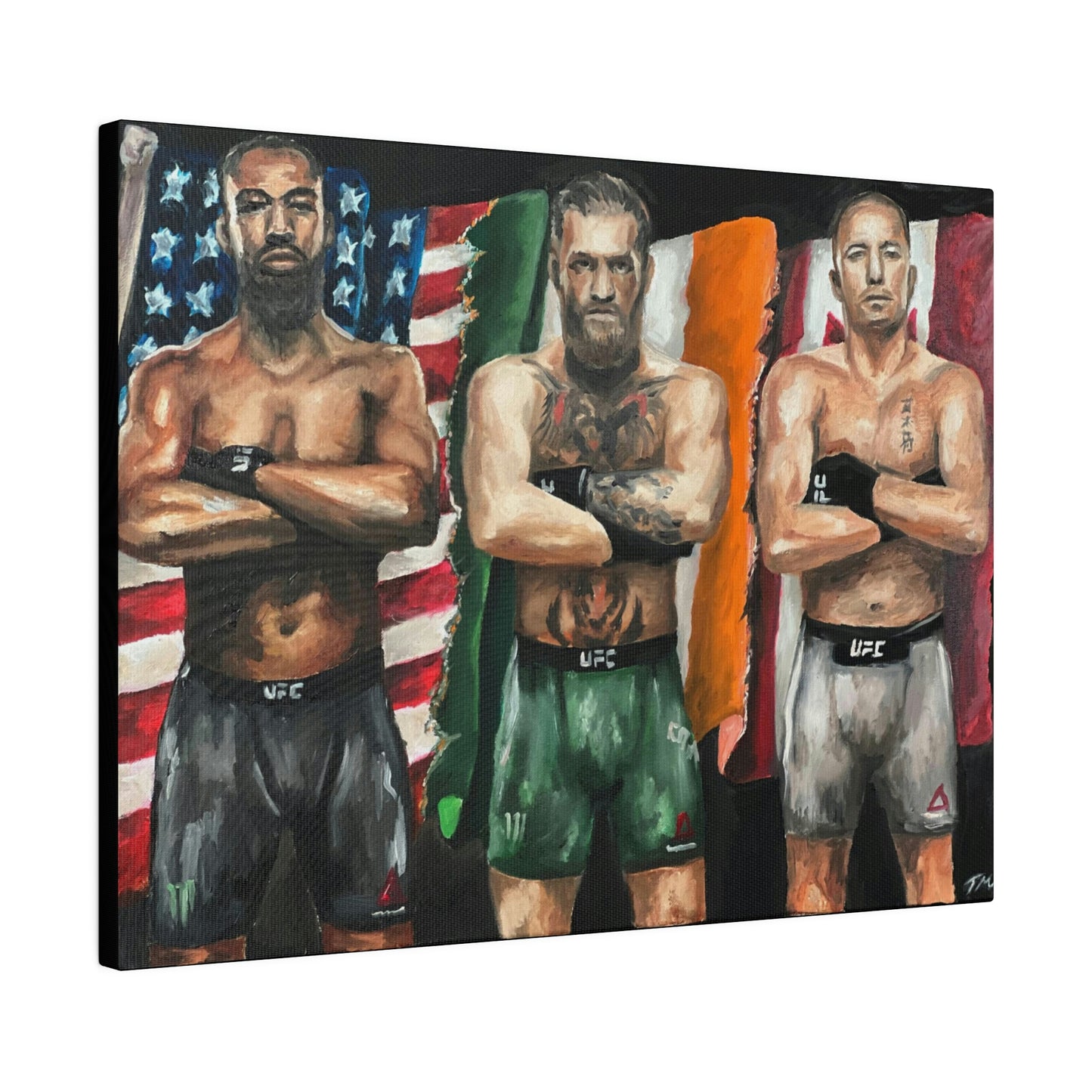 Mcgregor, Jon Jones, St. Pierre - Canvas