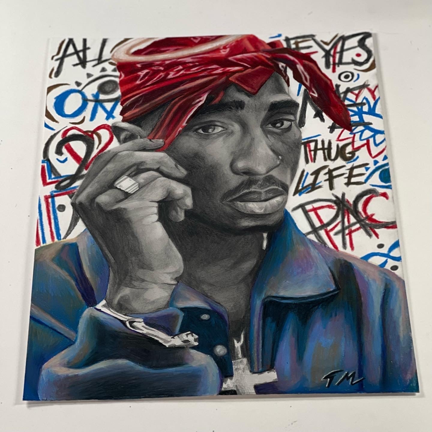 "PAC" - Original Drawing (FRAMED) - Tommy Manning Art