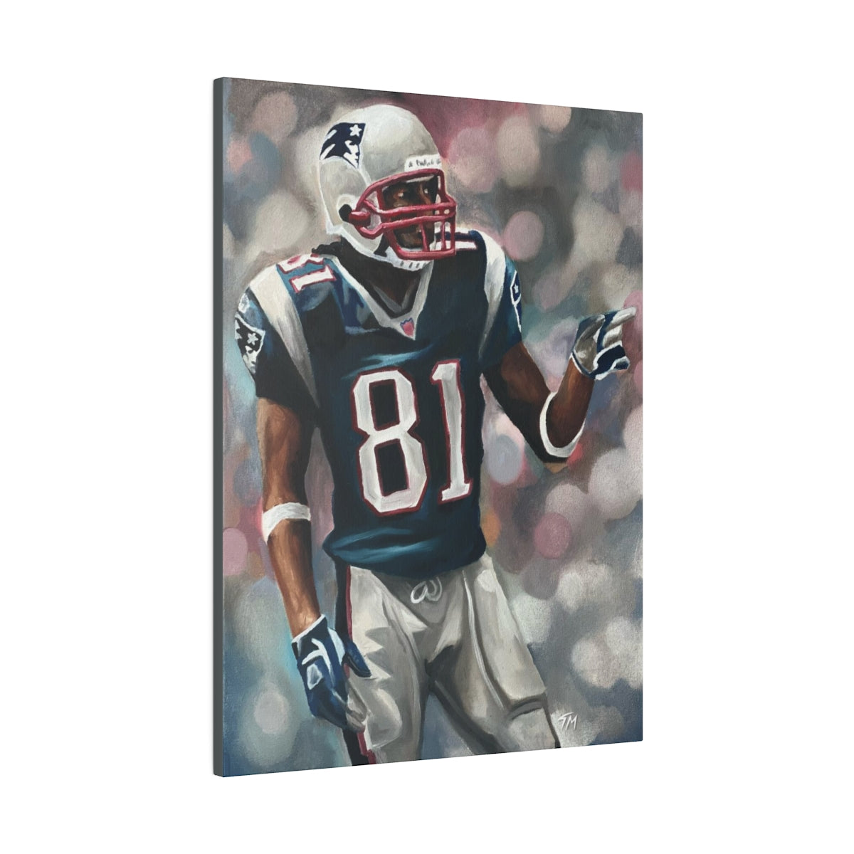 Randy Moss - Canvas - Tommy Manning Art