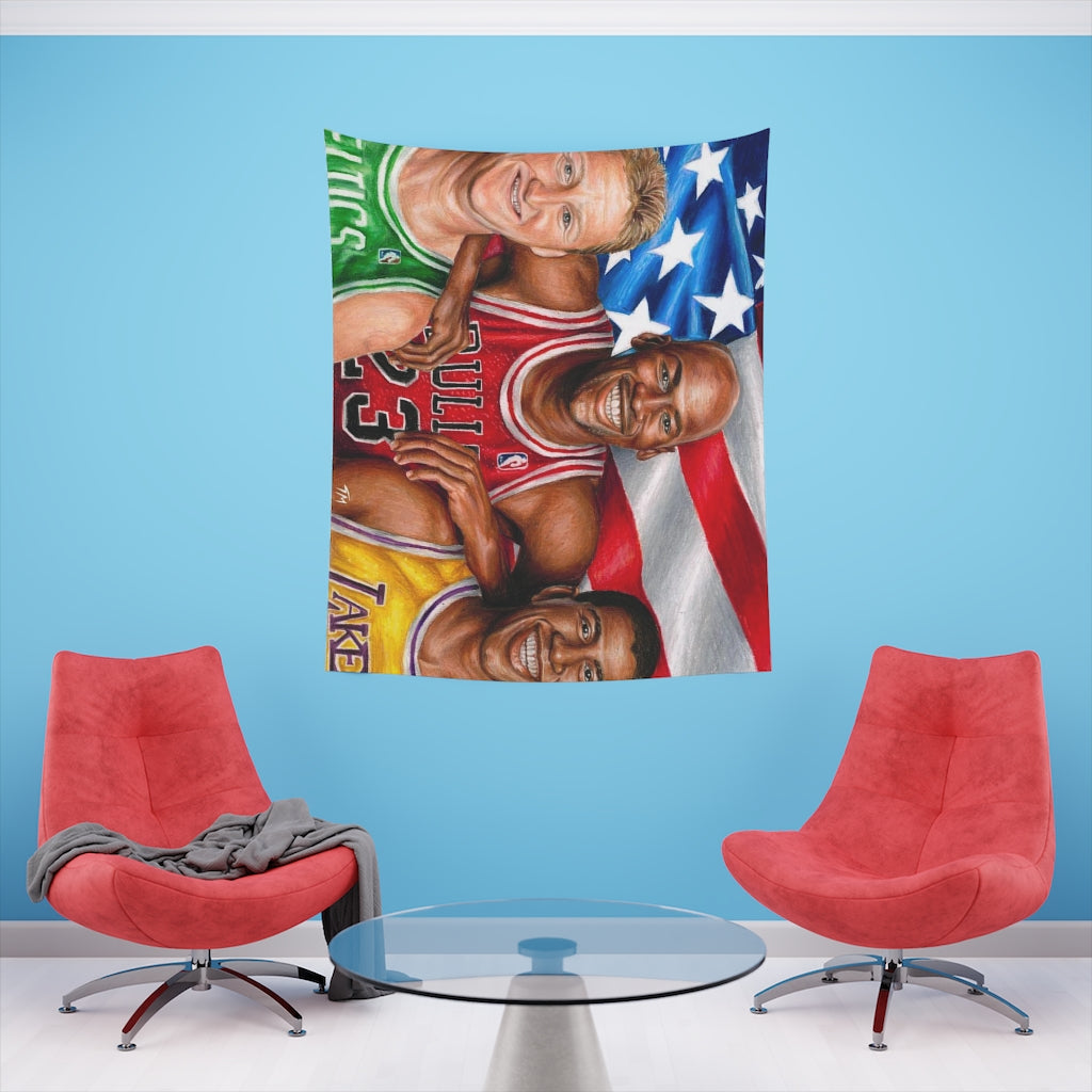 DREAM TEAM - Tapestry - Tommy Manning Art