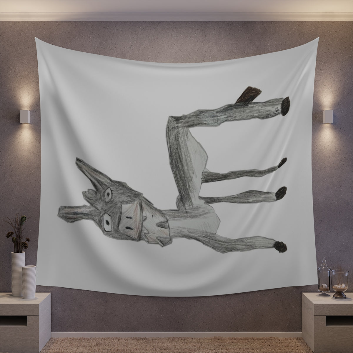 DONKEY - Tapestry - Tommy Manning Art