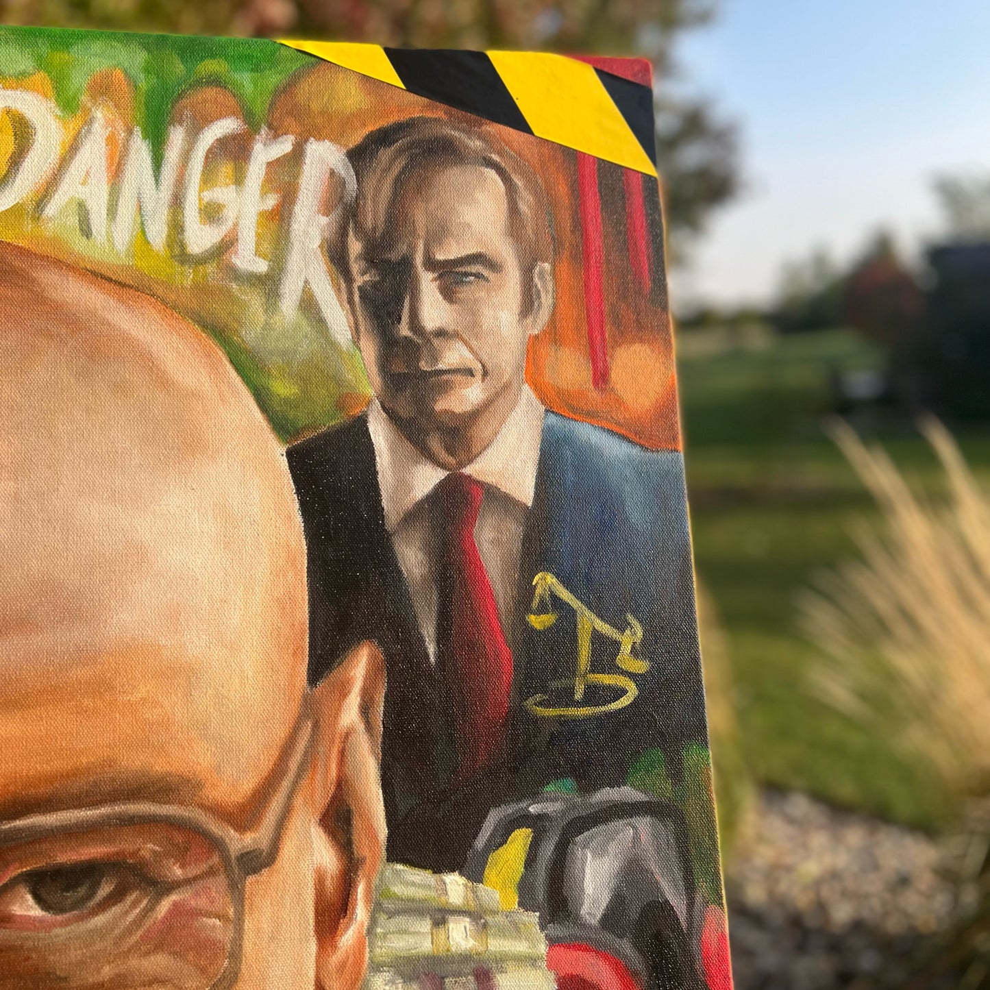"Heisenberg" - Original Painting 40x30 - Tommy Manning Art