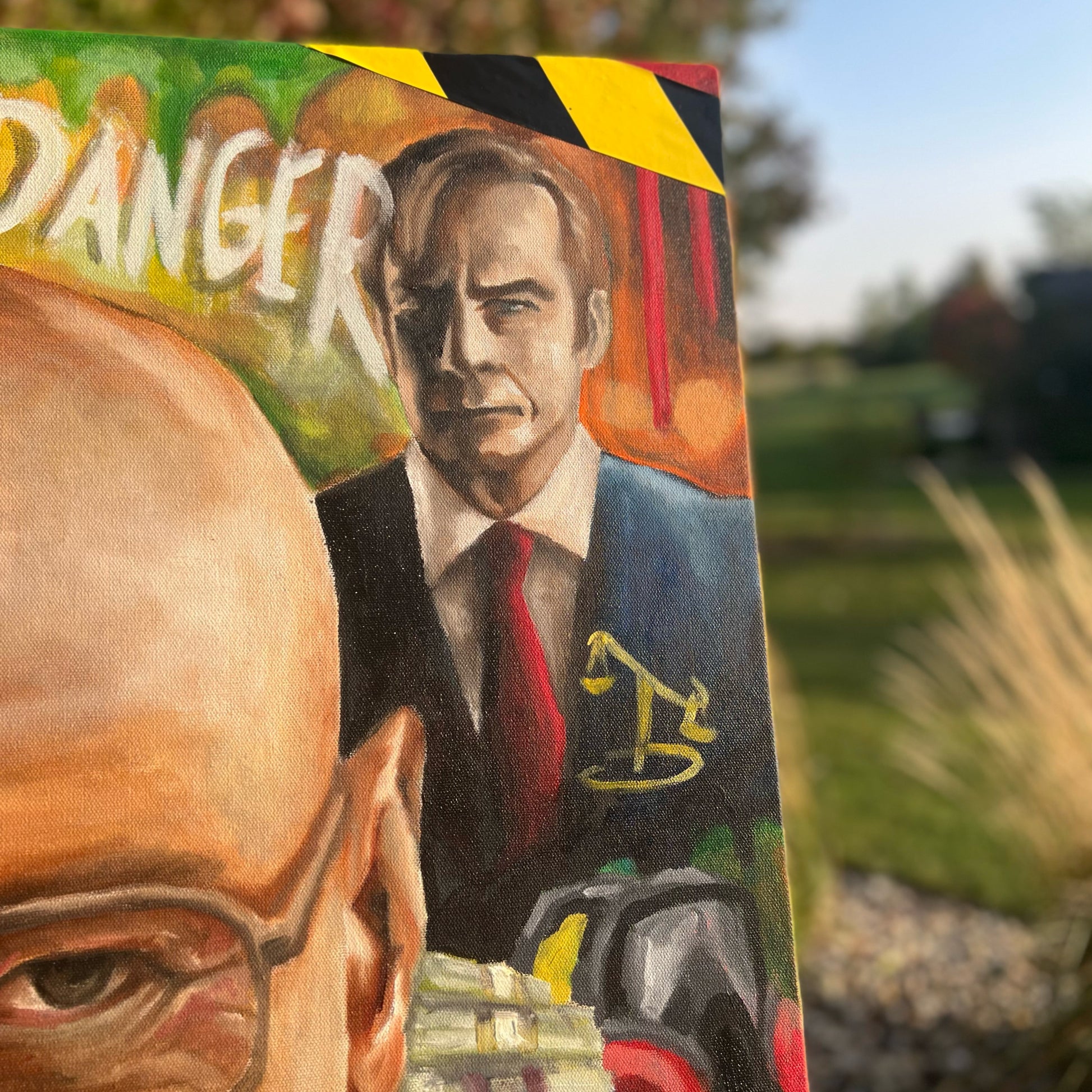 "Heisenberg" - Original Painting 40x30 - Tommy Manning Art