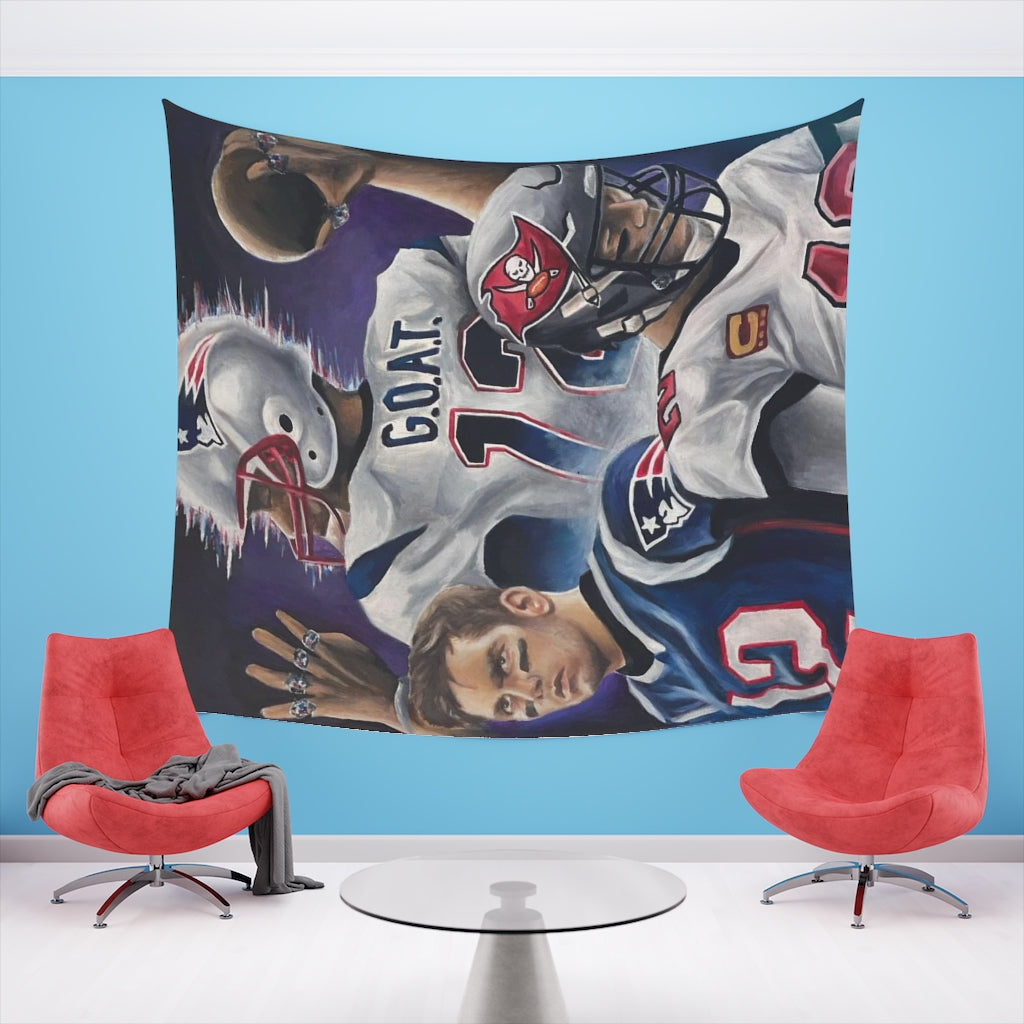 G.O.A.T - Tapestry - Tommy Manning Art