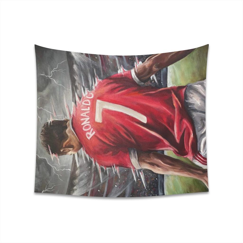 Ronaldo - TAPESTRY - Tommy Manning Art