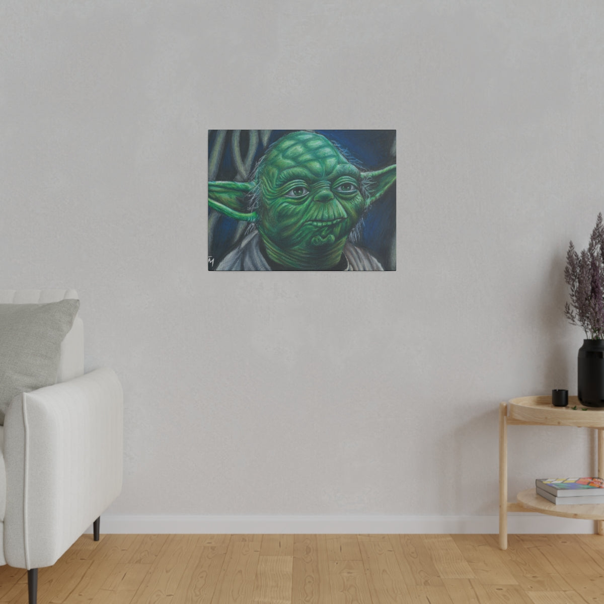 Jedi Master - Canvas - Tommy Manning Art