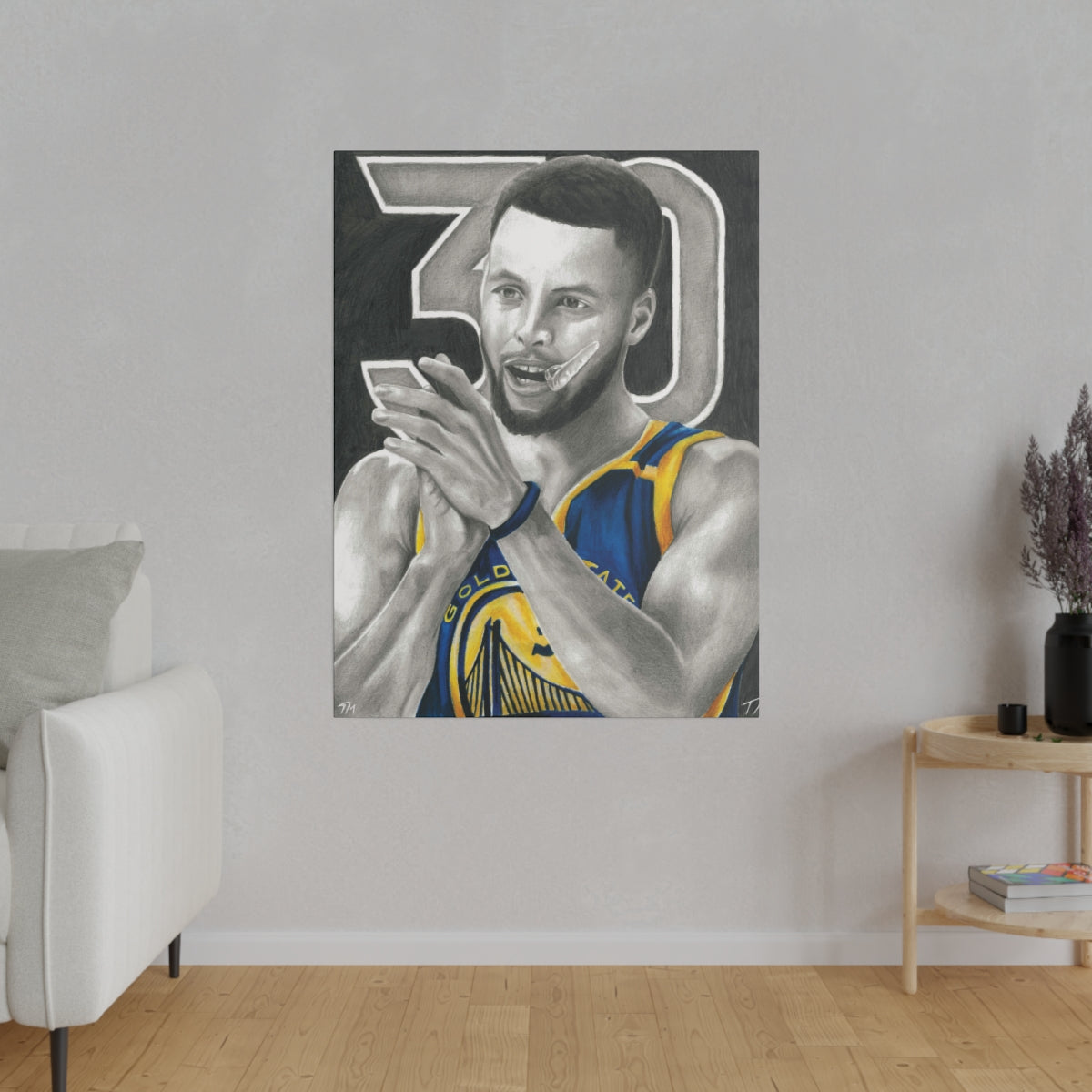 CURRY 30 - Canvas - Tommy Manning Art