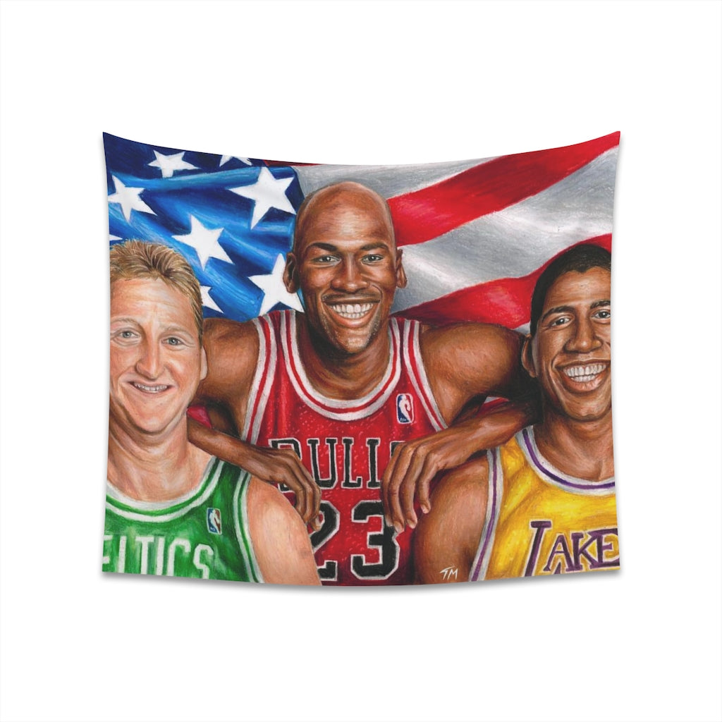 DREAM TEAM - Tapestry - Tommy Manning Art