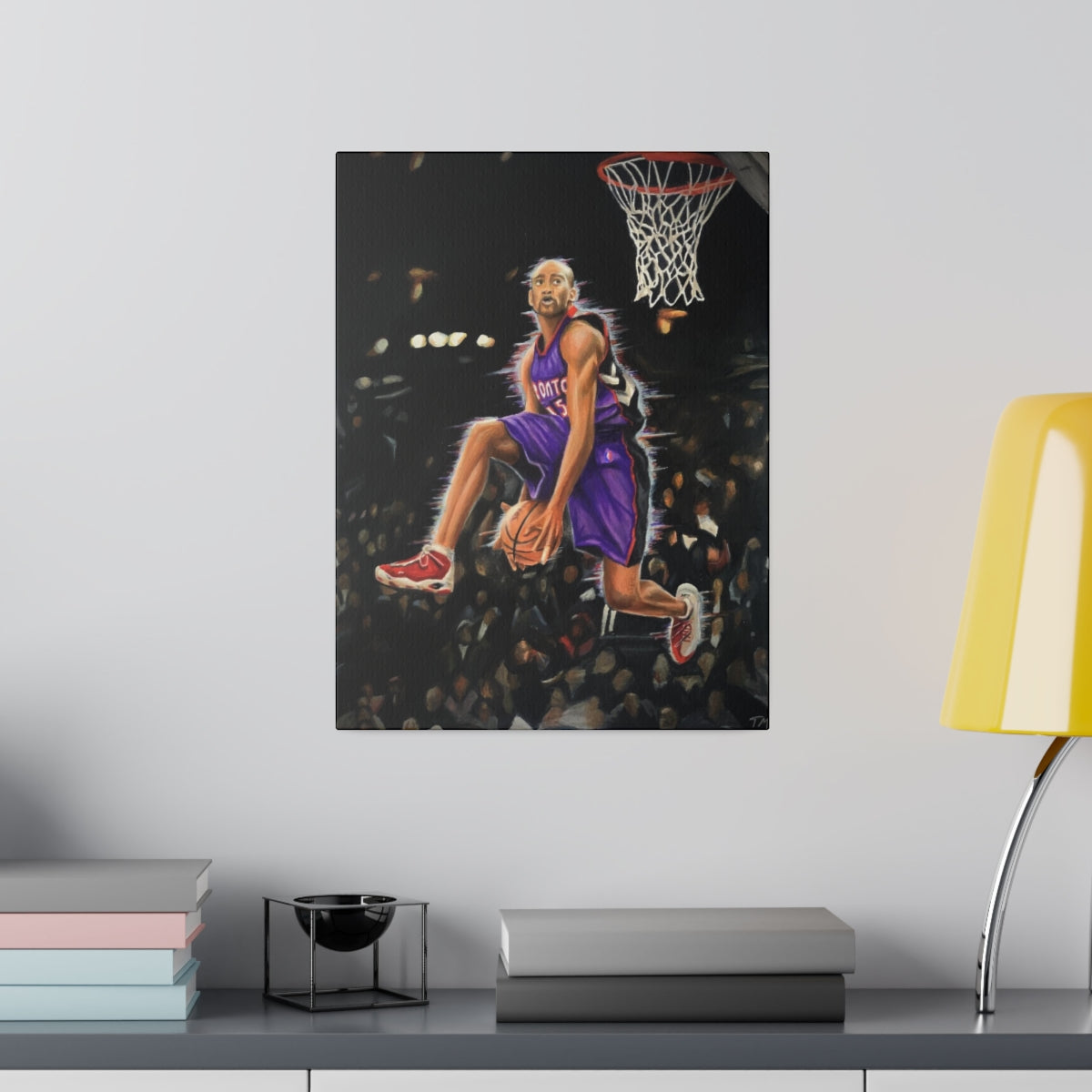 VINCE CARTER - Canvas - Tommy Manning Art