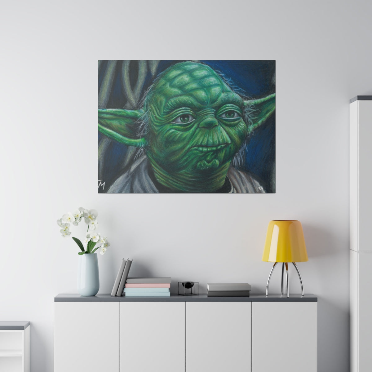 Jedi Master - Canvas - Tommy Manning Art