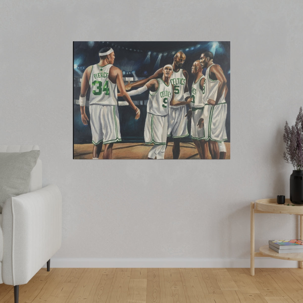 CELTICS - Canvas - Tommy Manning Art
