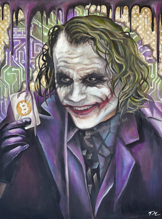 "Take The Risk" - Original Painting 48x36 - Tommy Manning Art