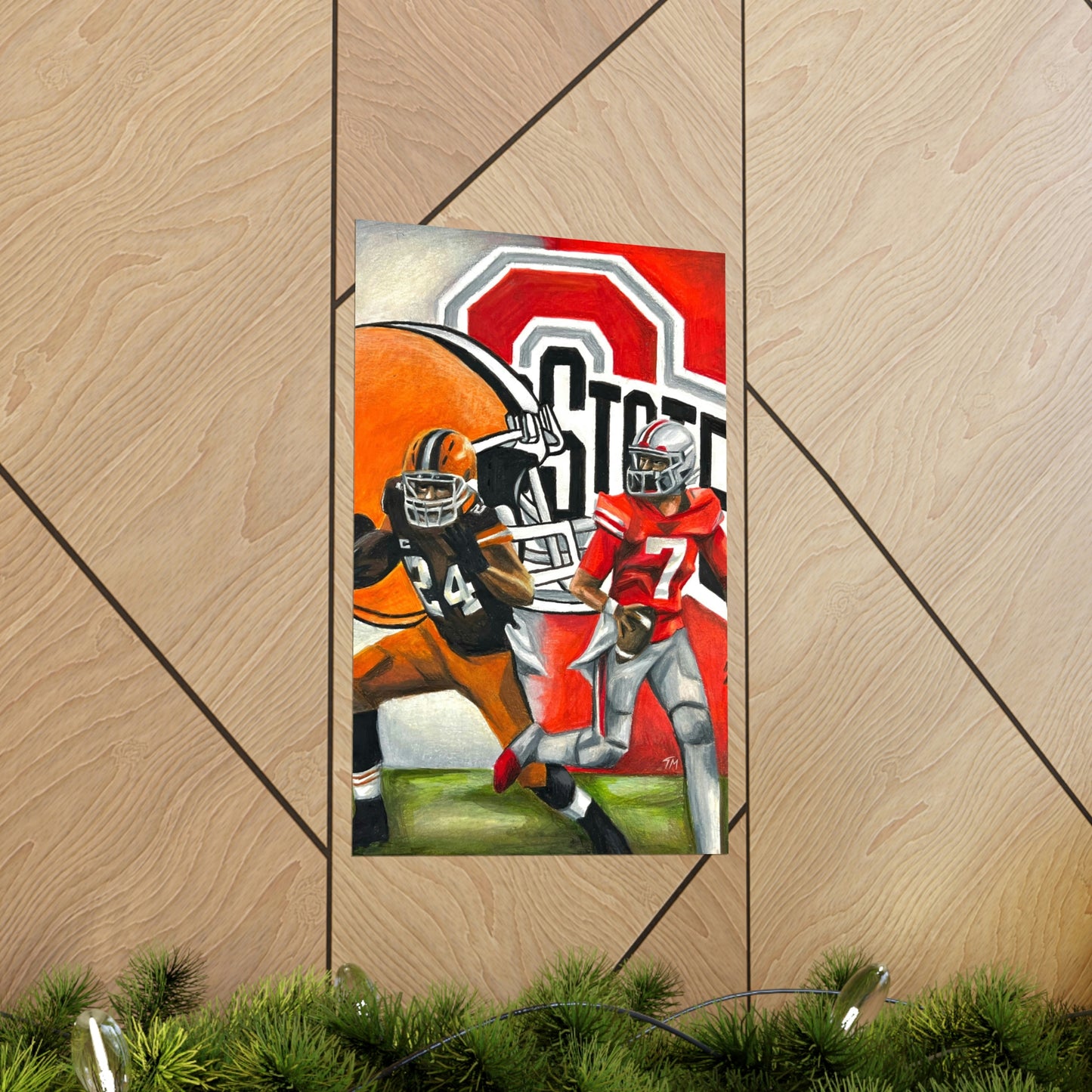 Ohio State/Browns - Print - Tommy Manning Art