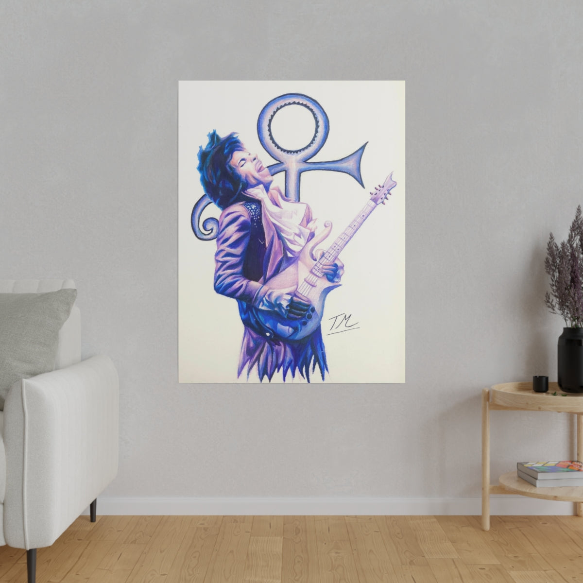 Prince - Canvas - Tommy Manning Art