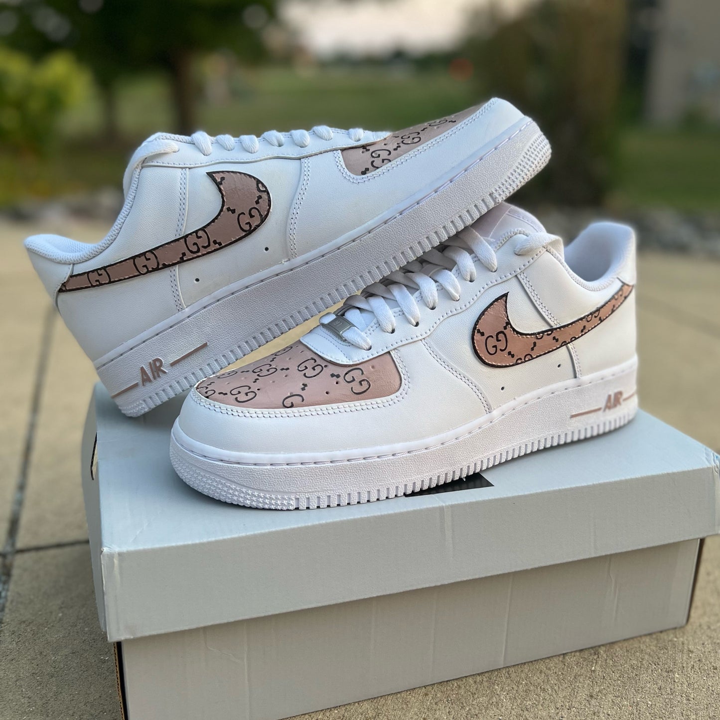 Gucci Print - AF1's - Tommy Manning Art