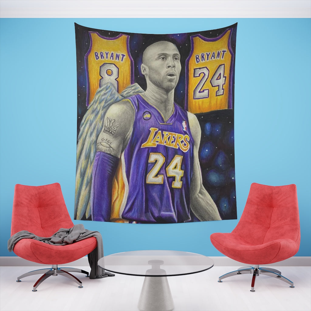 KXBE ANGEL - Tapestry - Tommy Manning Art