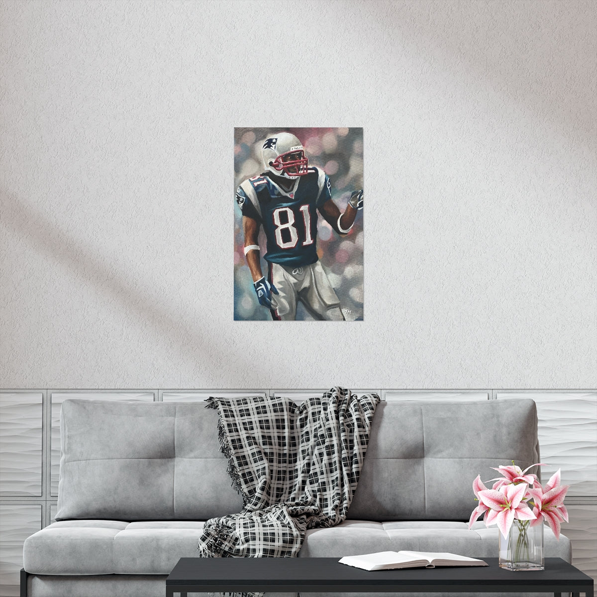 Randy Moss - Fine Art Print - Tommy Manning Art