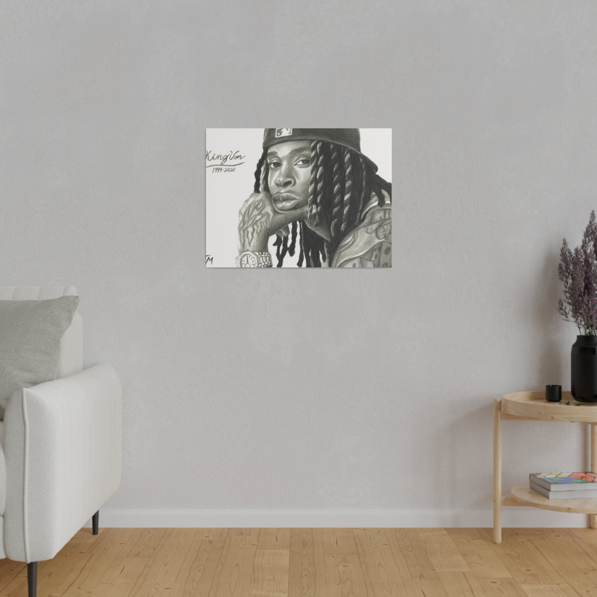 King Von - Canvas - Tommy Manning Art