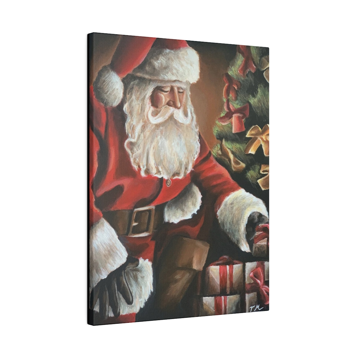 Santa 2020 - Canvas - Tommy Manning Art