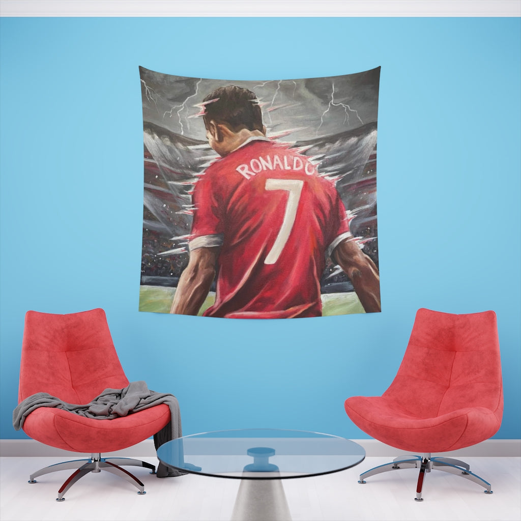 Ronaldo - TAPESTRY - Tommy Manning Art