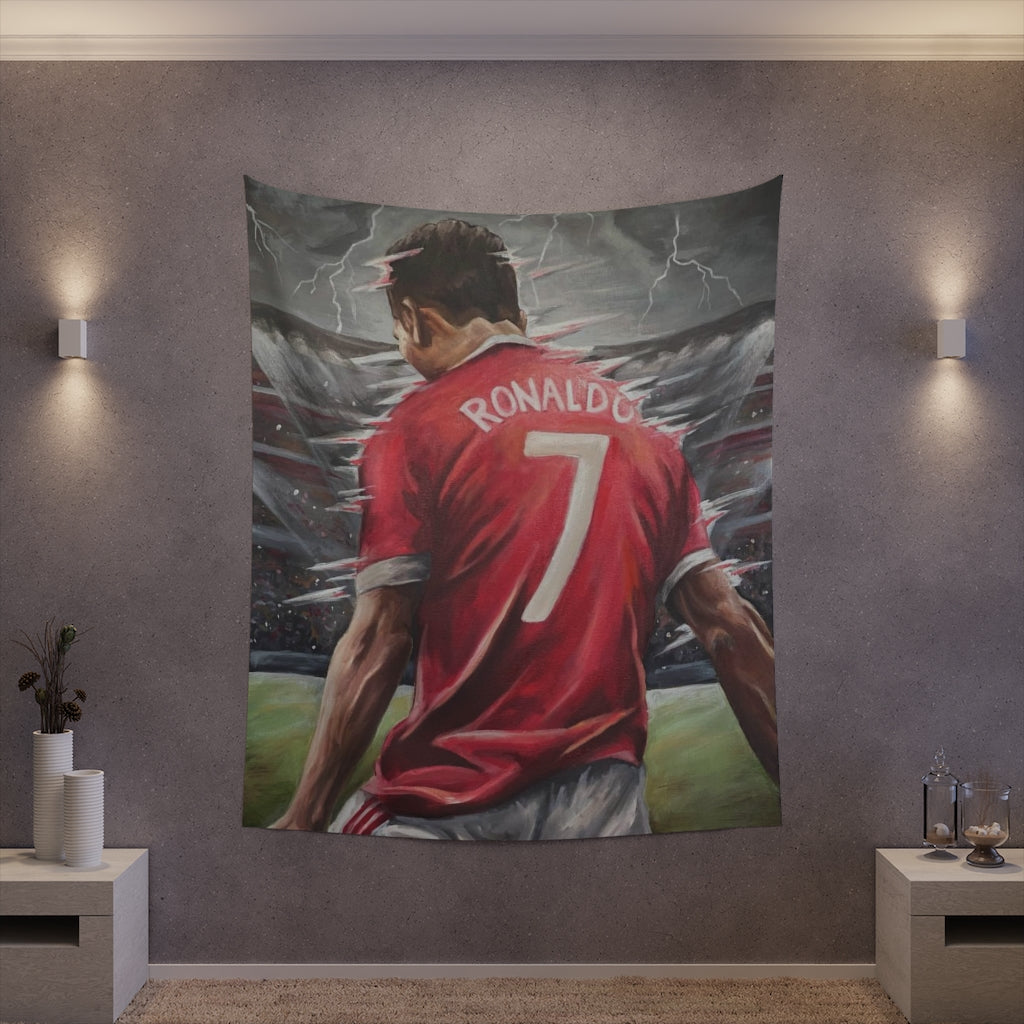 Ronaldo - TAPESTRY - Tommy Manning Art