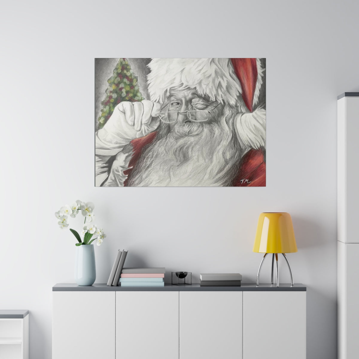 Santa 2021 - Canvas - Tommy Manning Art
