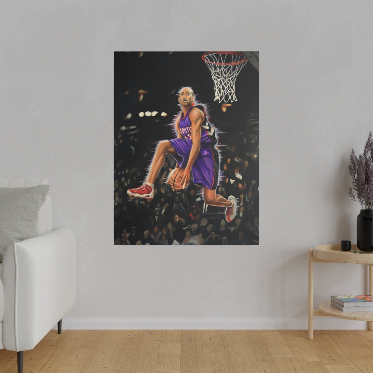 VINCE CARTER - Canvas - Tommy Manning Art