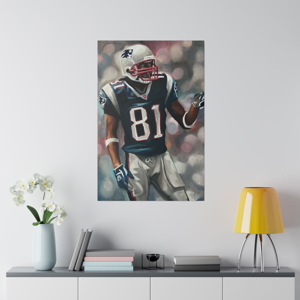 Randy Moss - Canvas - Tommy Manning Art