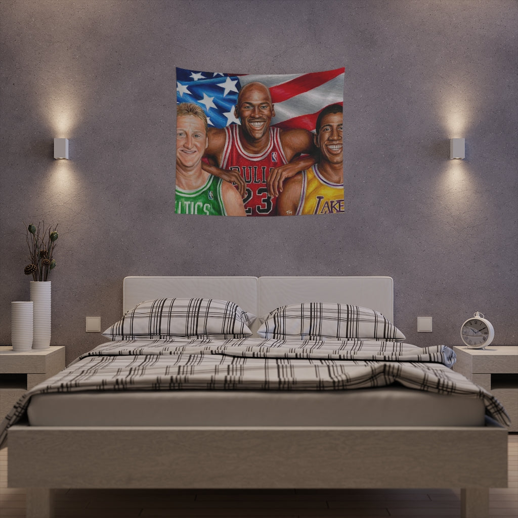 DREAM TEAM - Tapestry - Tommy Manning Art