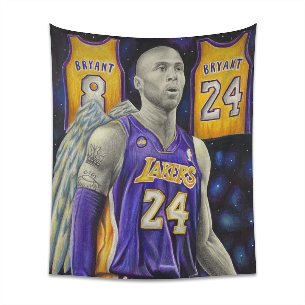 KXBE ANGEL - Tapestry - Tommy Manning Art