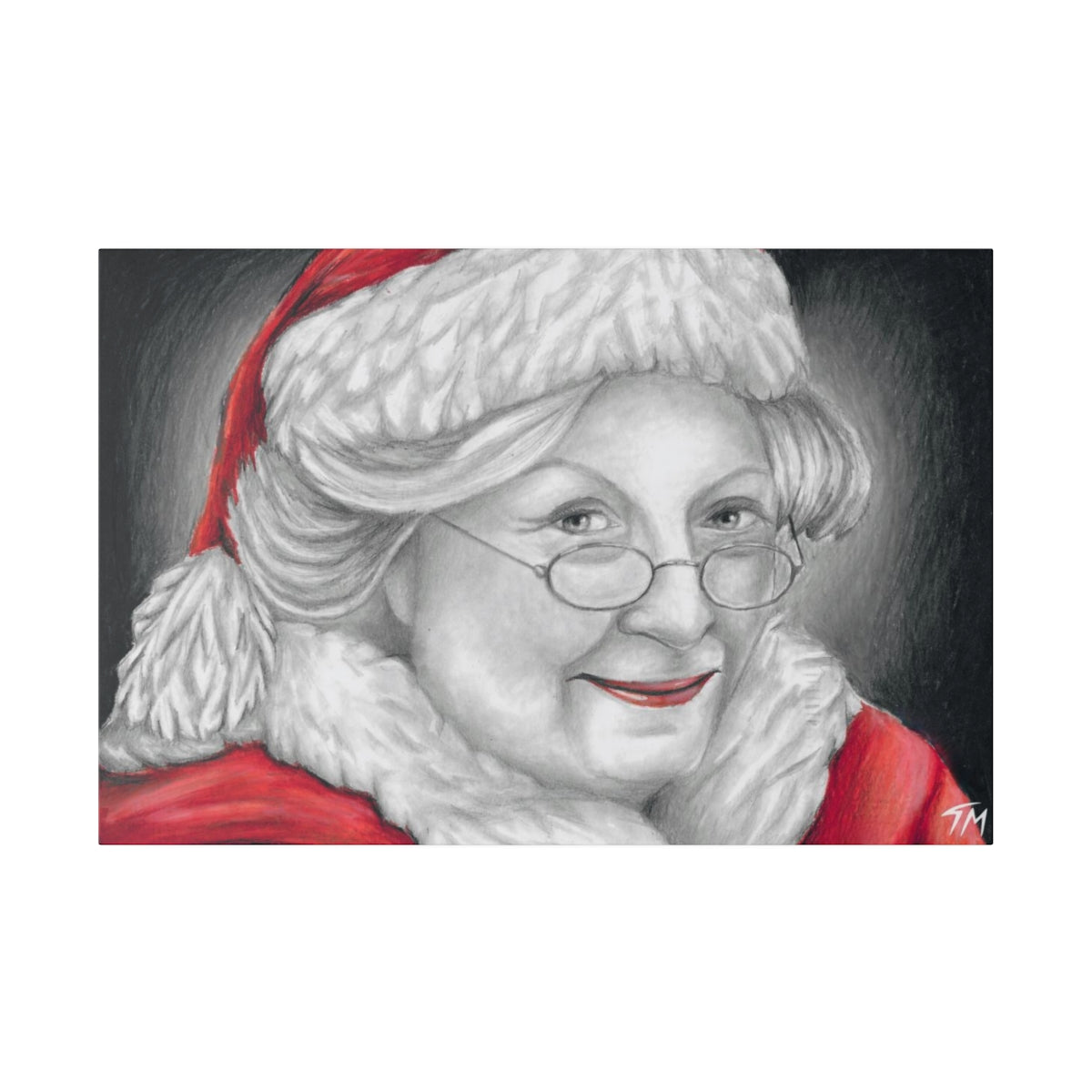 Mrs. Claus 2018 - Canvas - Tommy Manning Art