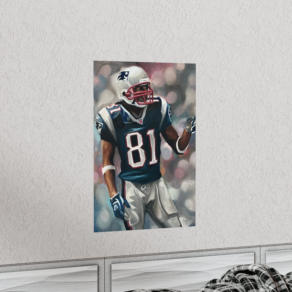 Randy Moss - Fine Art Print - Tommy Manning Art