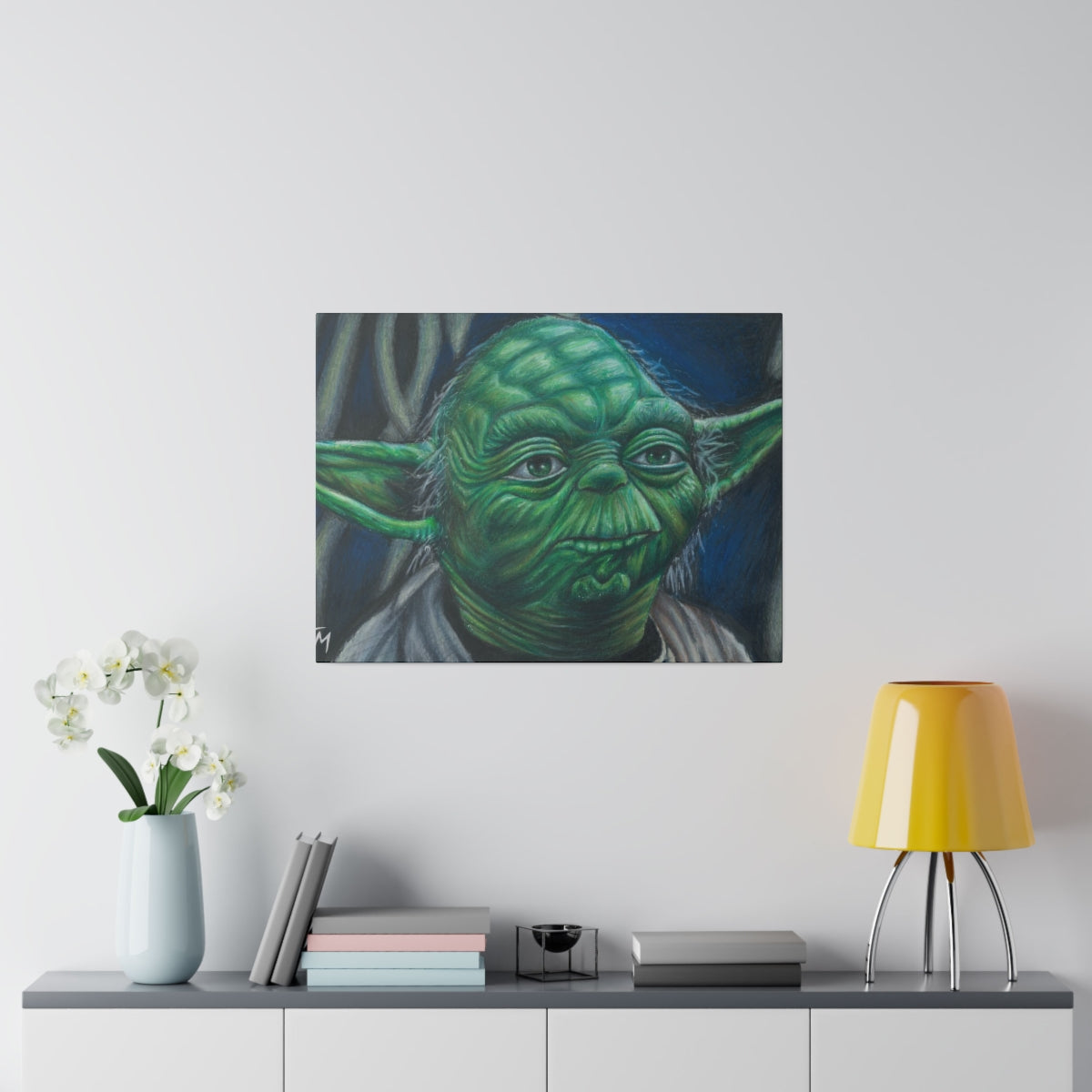 Jedi Master - Canvas - Tommy Manning Art