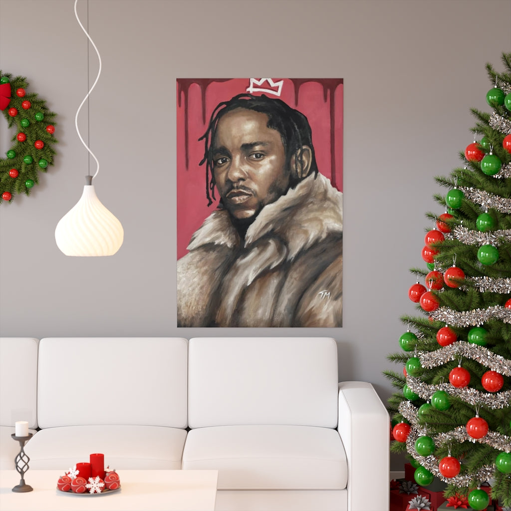 KXNDRICK RED - Fine Art Print - Tommy Manning Art