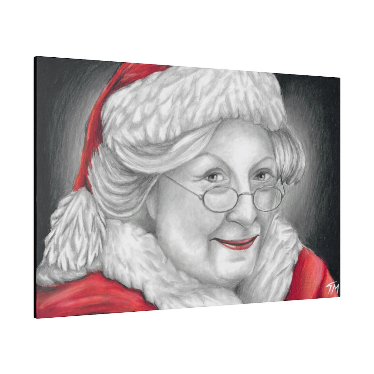 Mrs. Claus 2018 - Canvas - Tommy Manning Art
