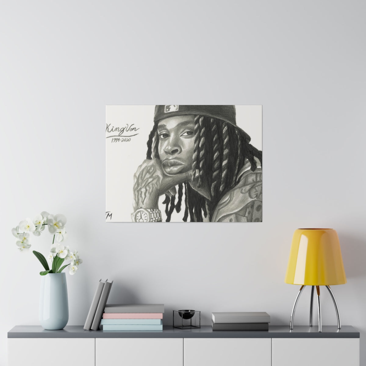 King Von - Canvas - Tommy Manning Art