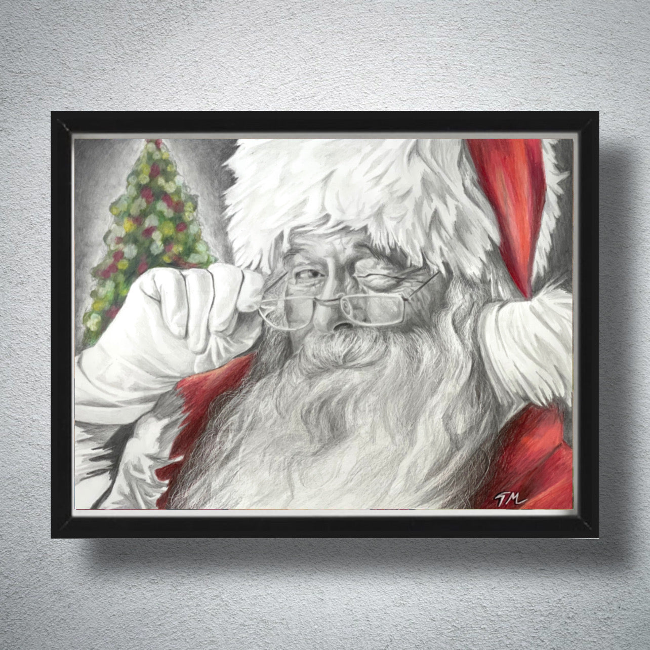 SANTA 2021 - Fine Art Print - Tommy Manning Art