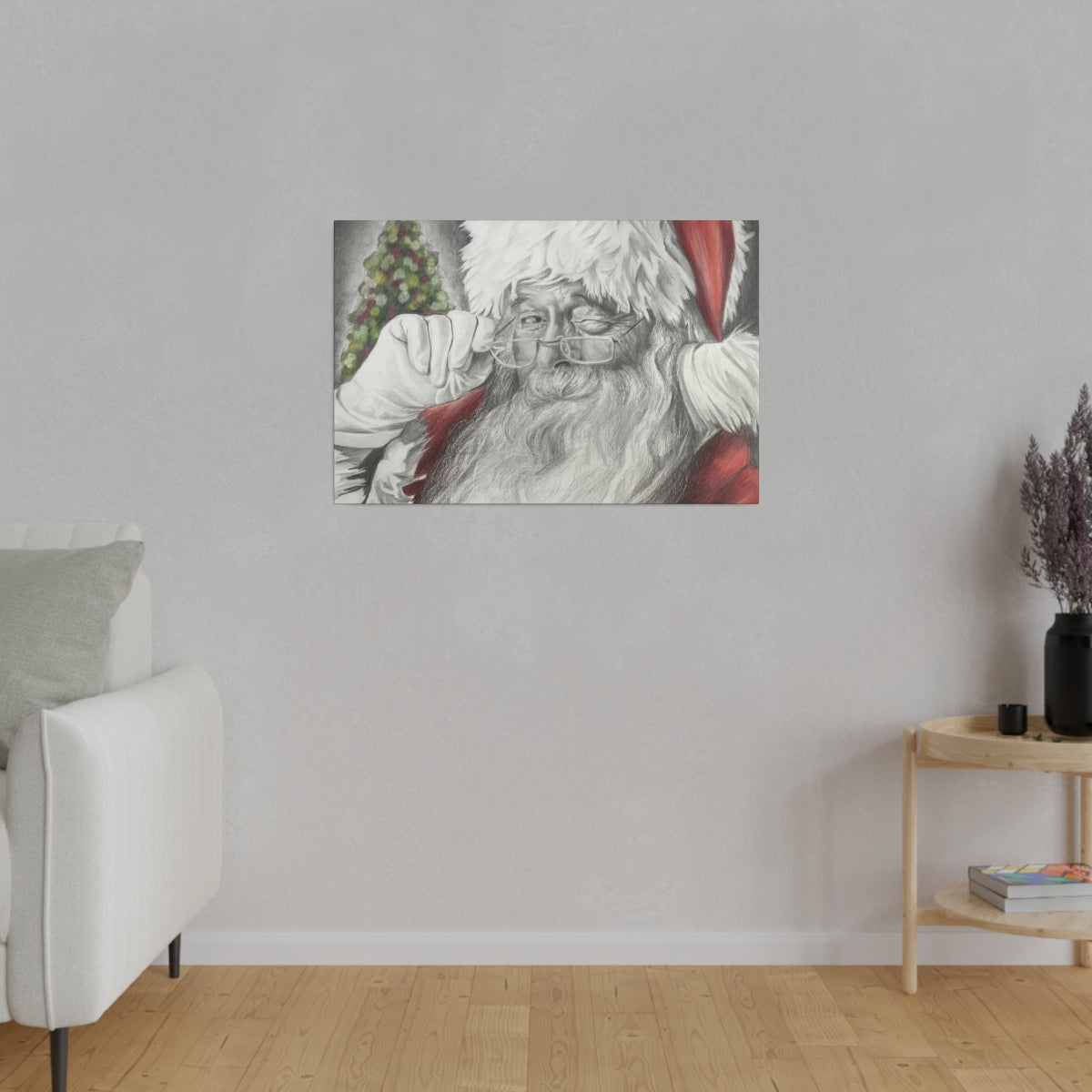 Santa 2021 - Canvas - Tommy Manning Art
