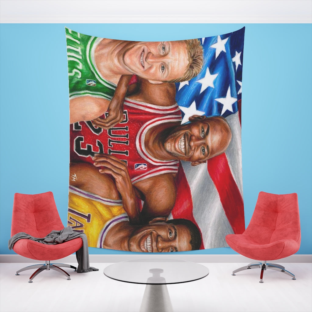 DREAM TEAM - Tapestry - Tommy Manning Art