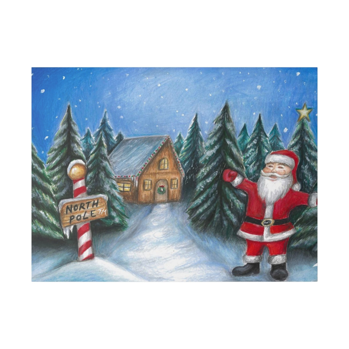 North Pole - Canvas - Tommy Manning Art