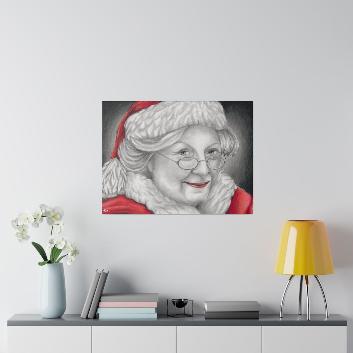 Mrs. Claus 2018 - Canvas - Tommy Manning Art