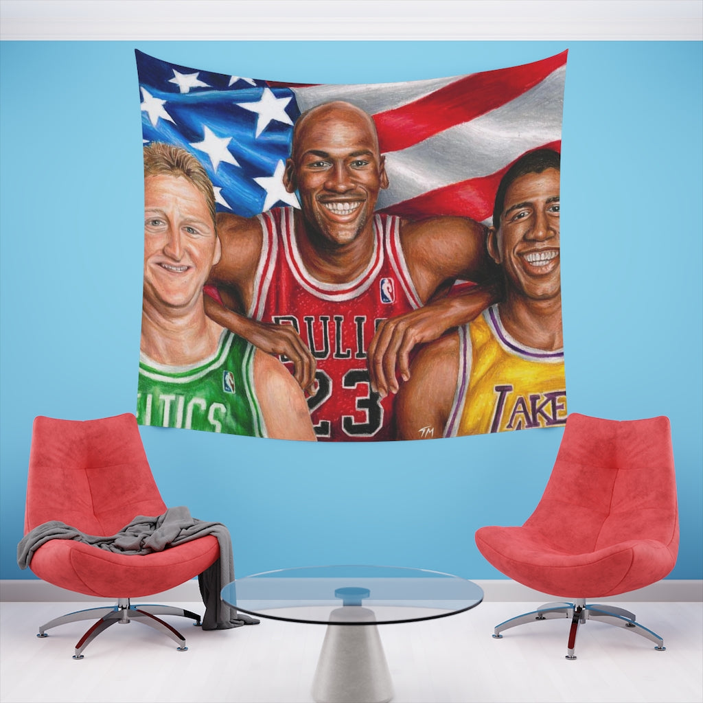 DREAM TEAM - Tapestry - Tommy Manning Art